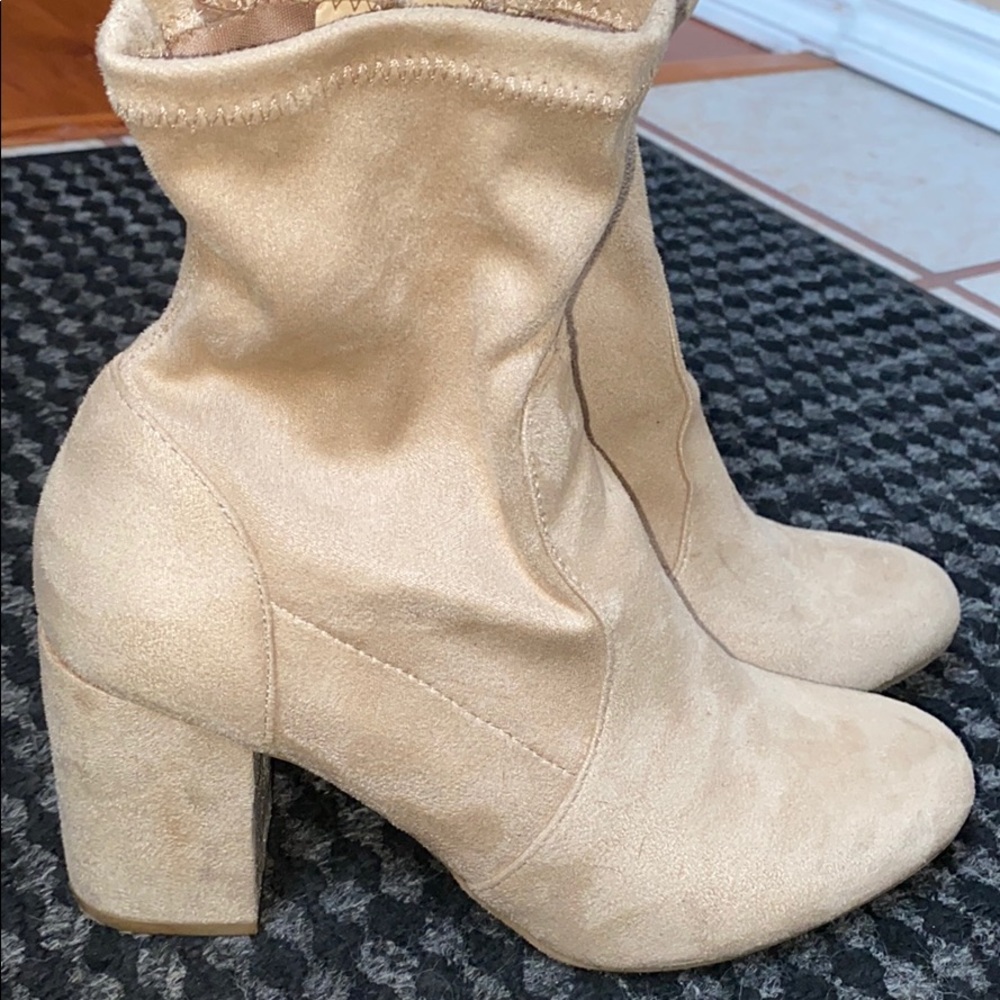 Suede booties